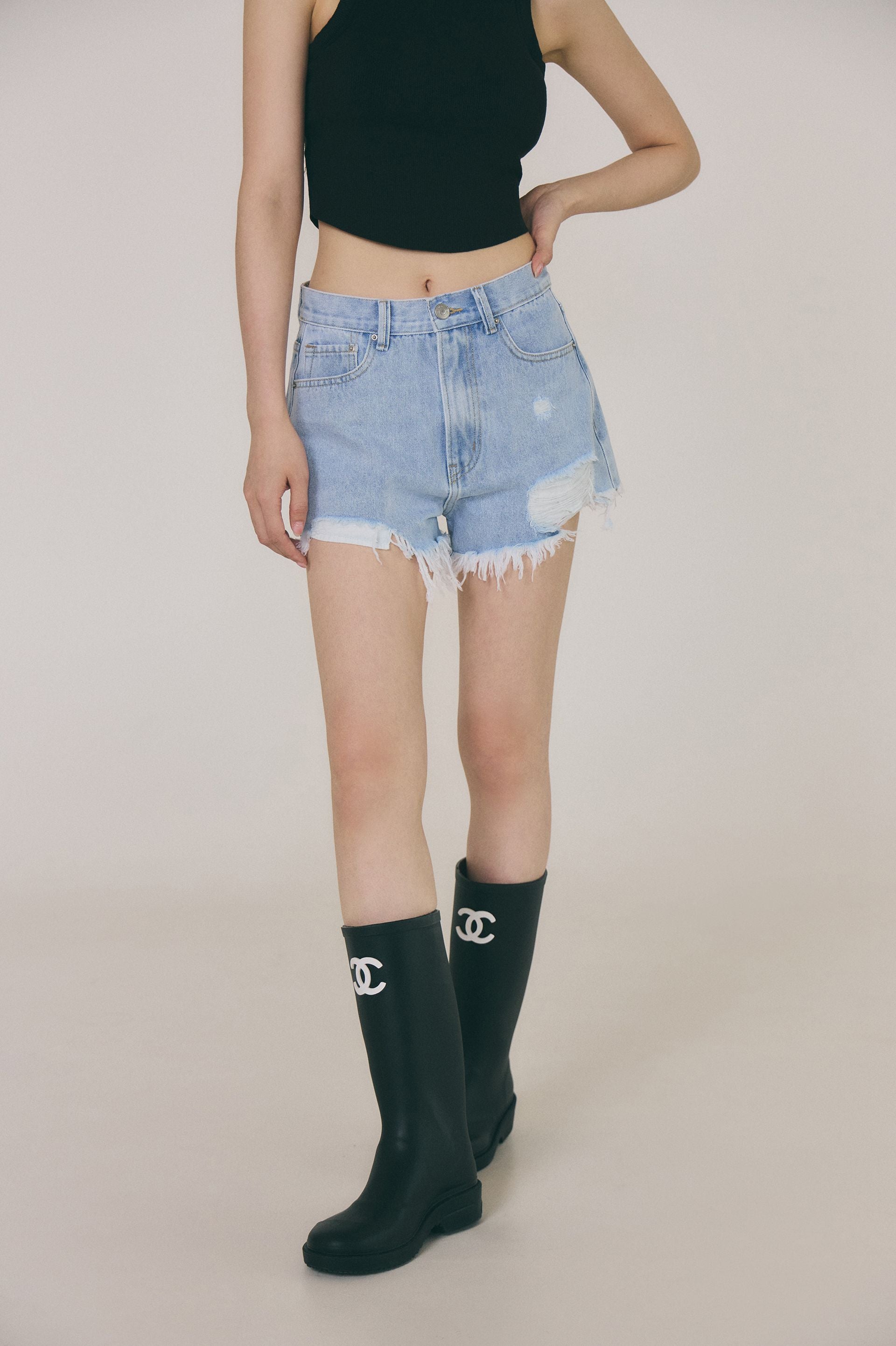 Want You Bad Denim Shorts