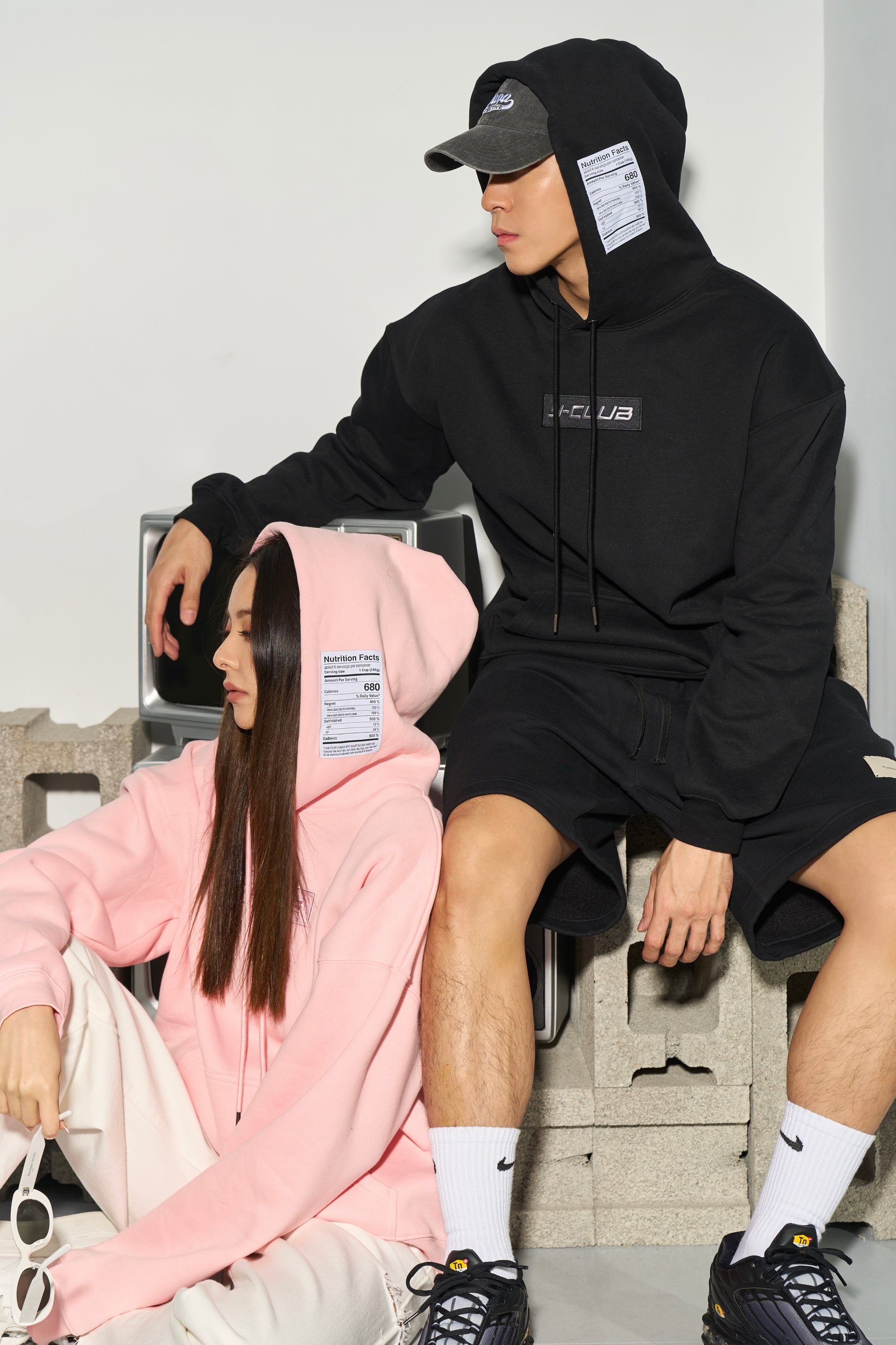 Y-Club Box Logo Hoodie