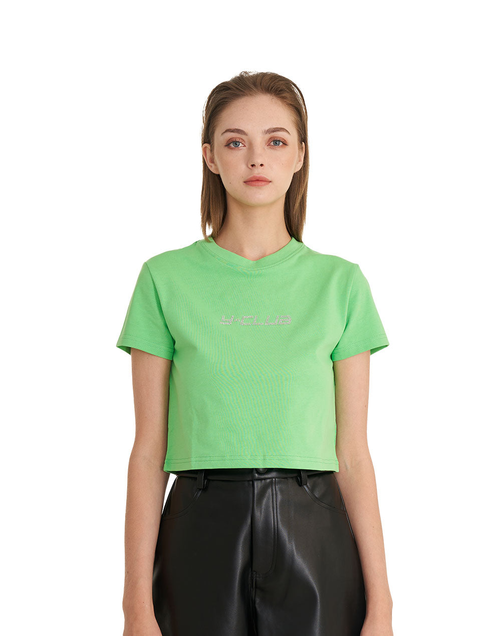 Rhinestone Crop Top
