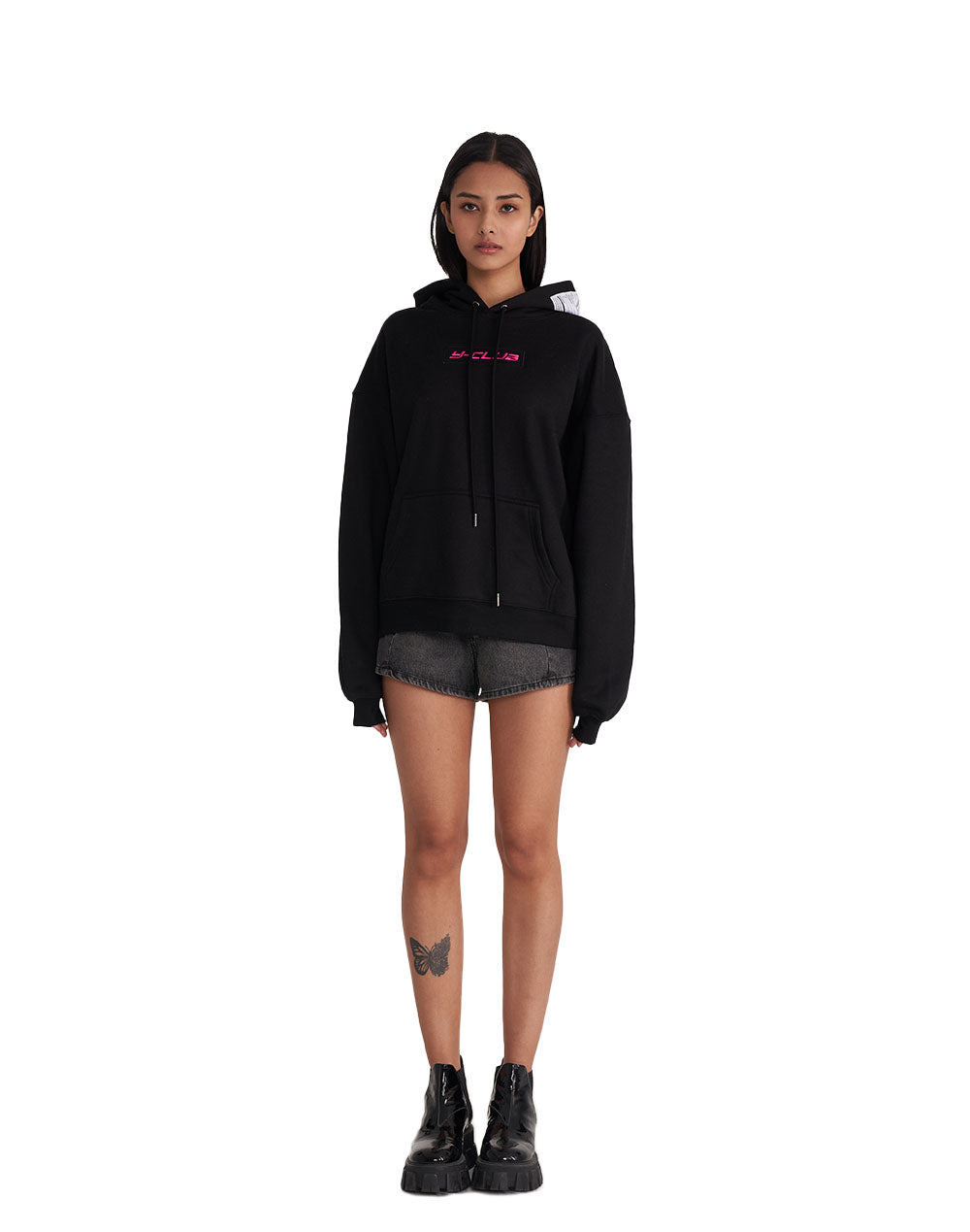 Y-Club Box Logo Hoodie