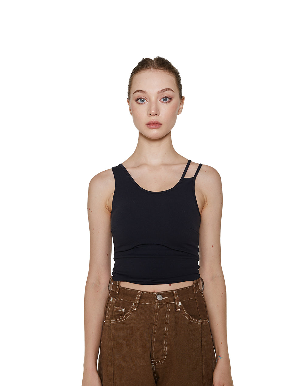 Transparent tag bra top