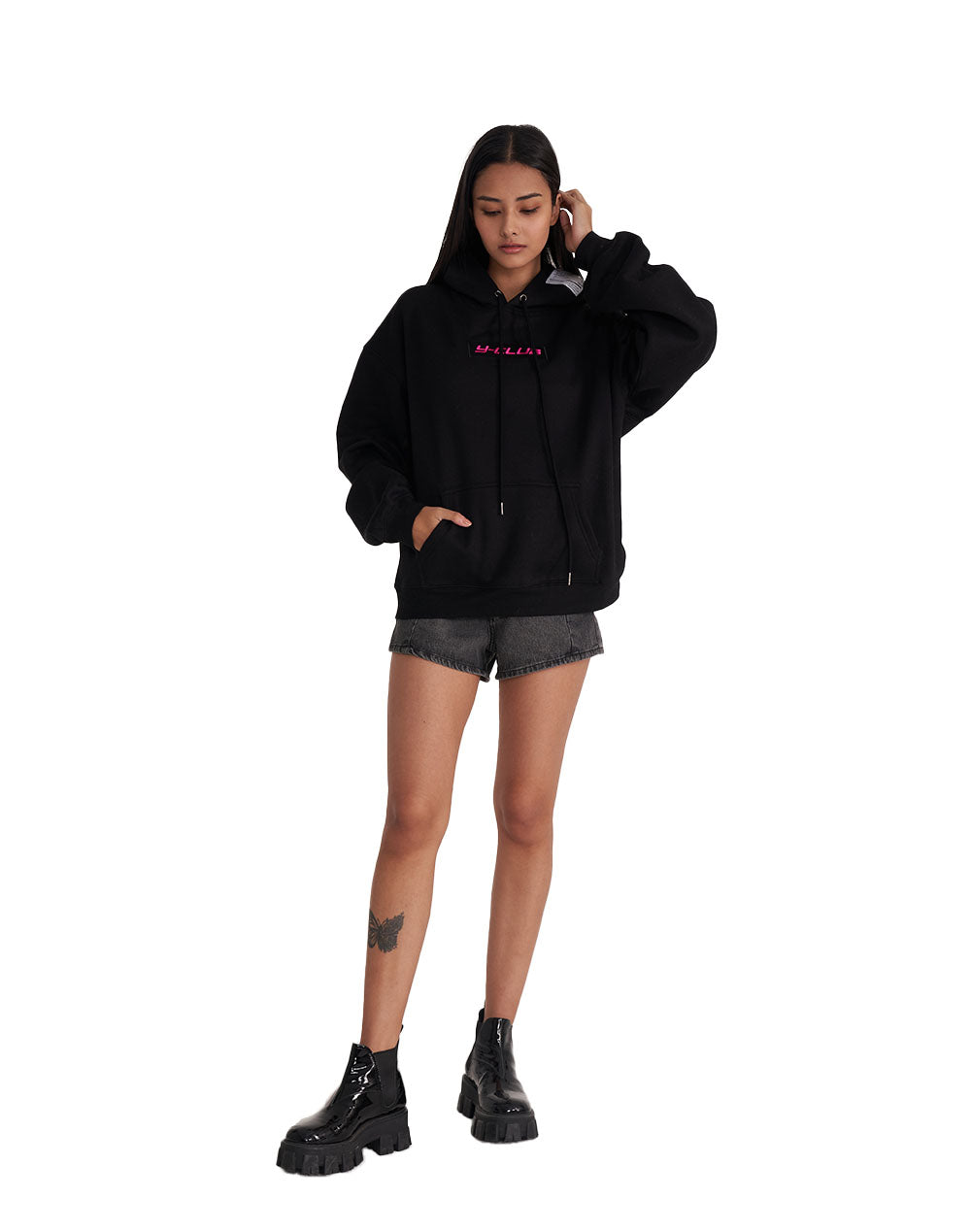 Y-Club Box Logo Hoodie
