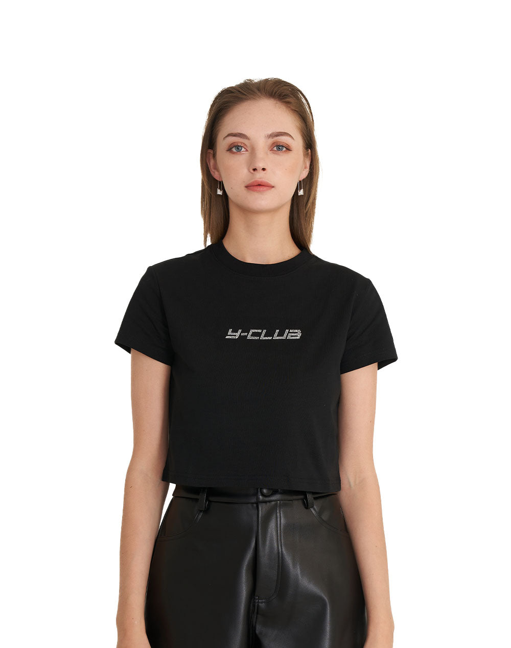 Rhinestone Crop Top