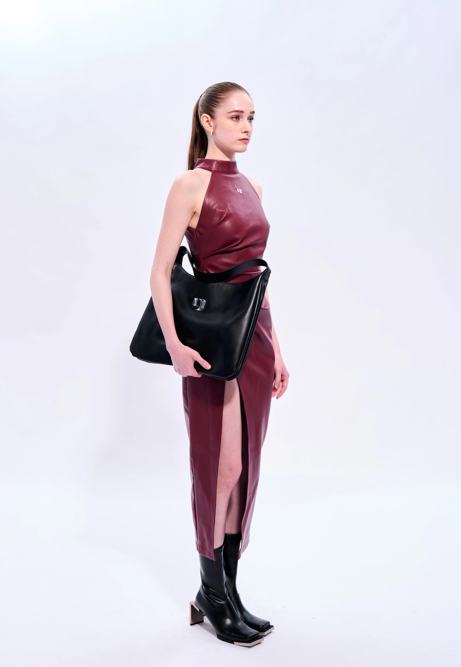 Y logo hobo bag