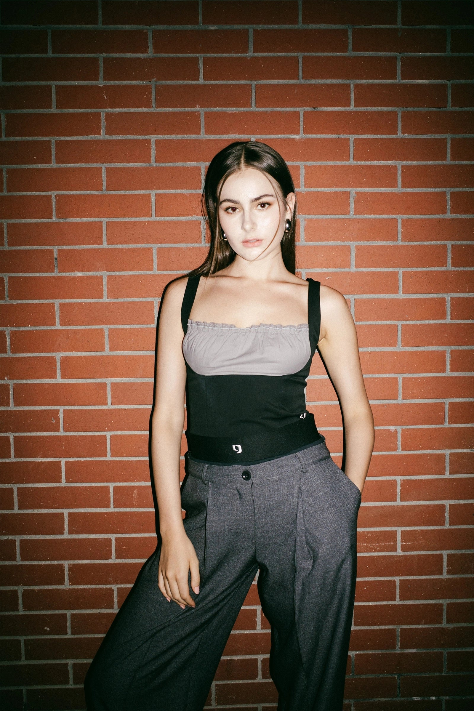 Y-logo Dress Pants