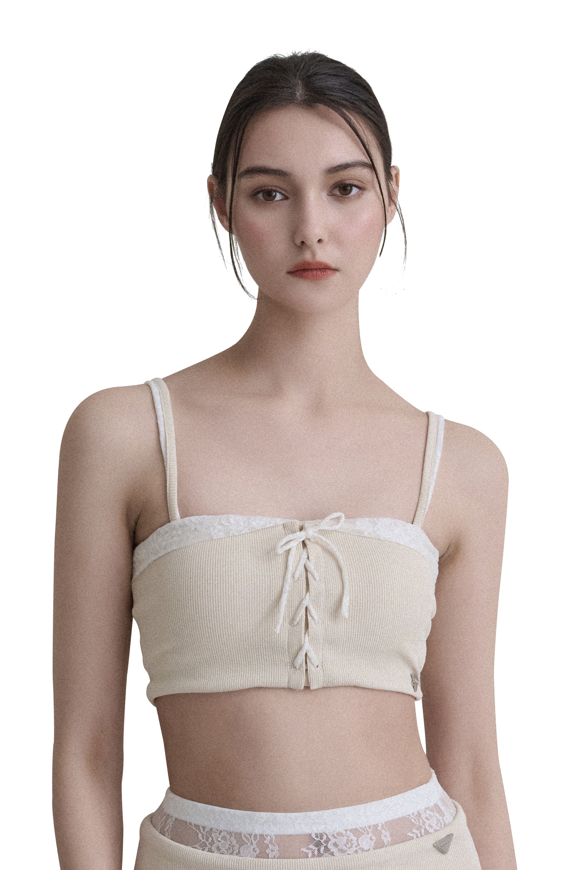 Cream Knit Top