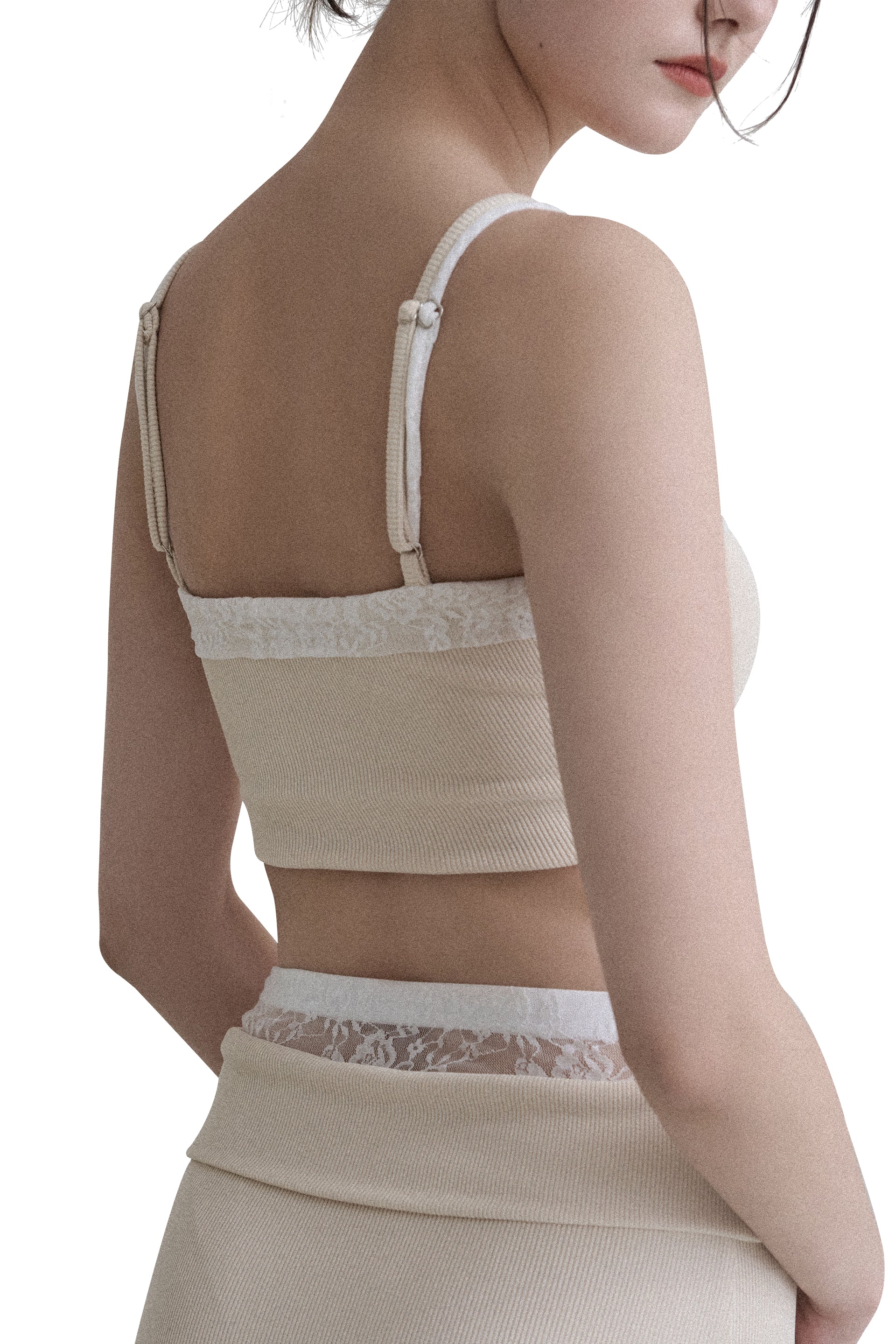 Cream Knit Top