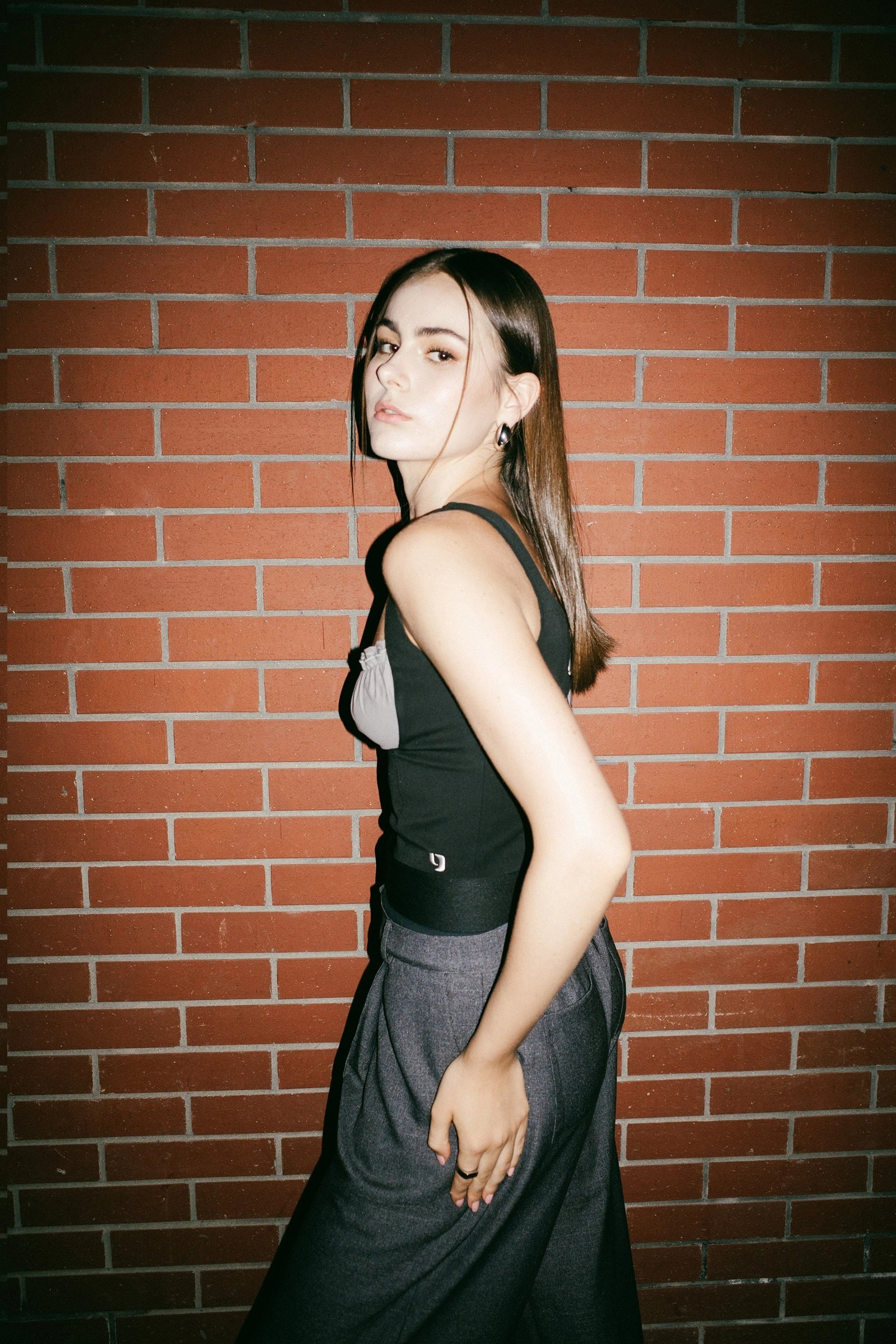 Suit-style spliced vest