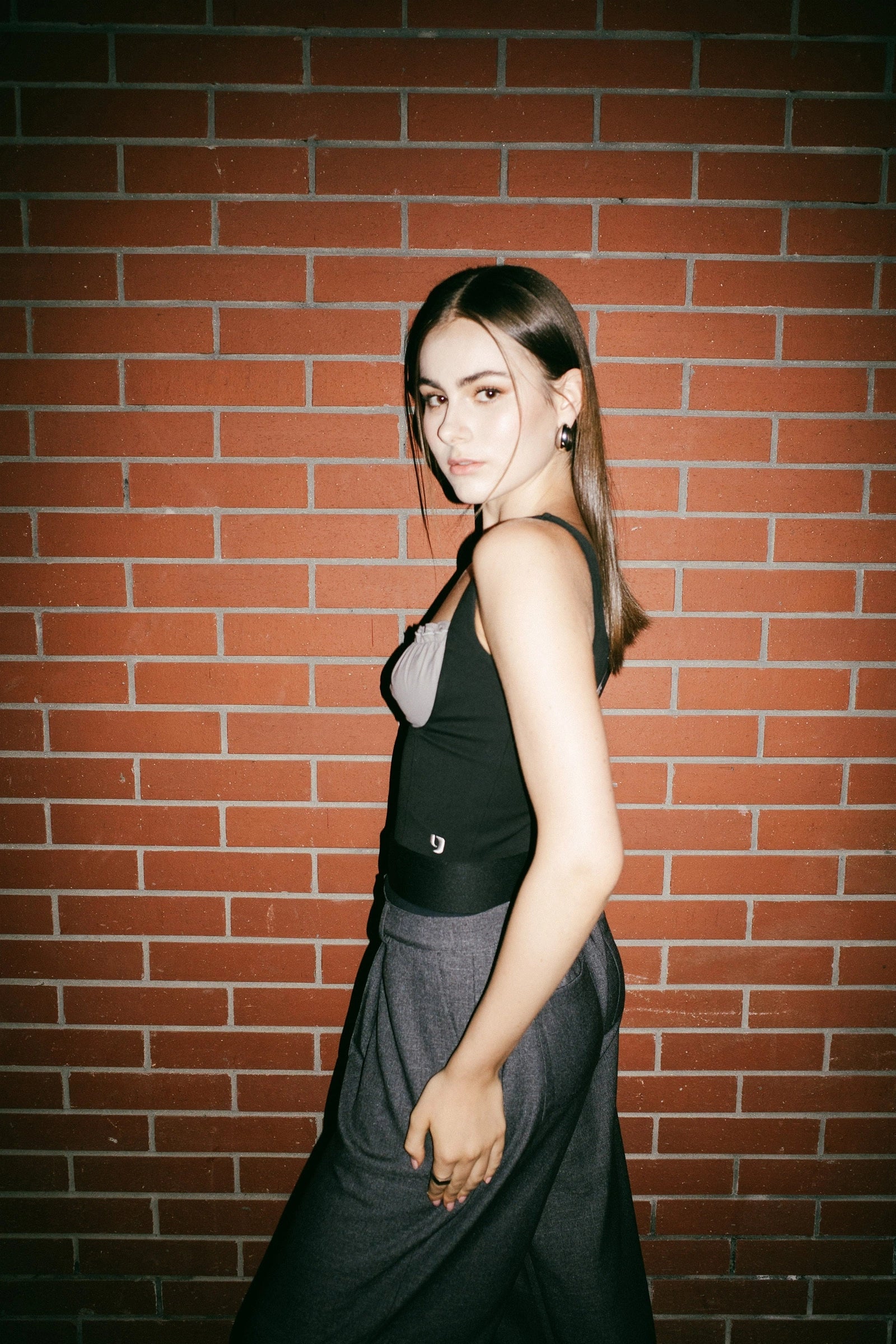 Suit-style spliced vest