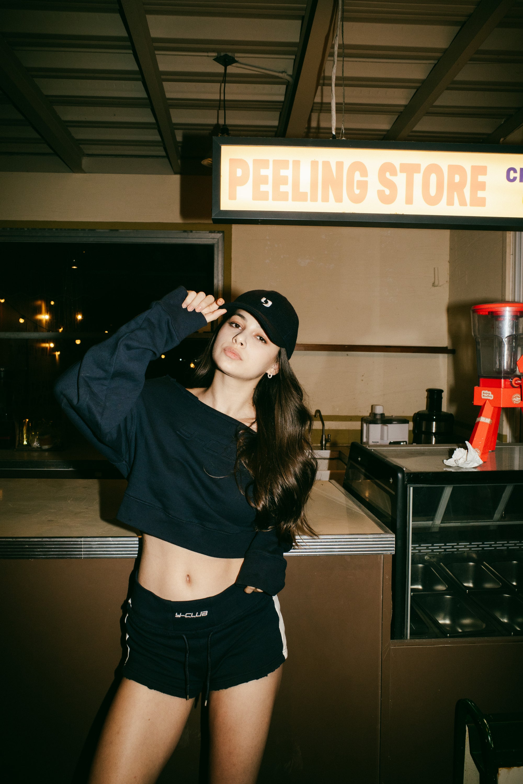 Y logo wool cap