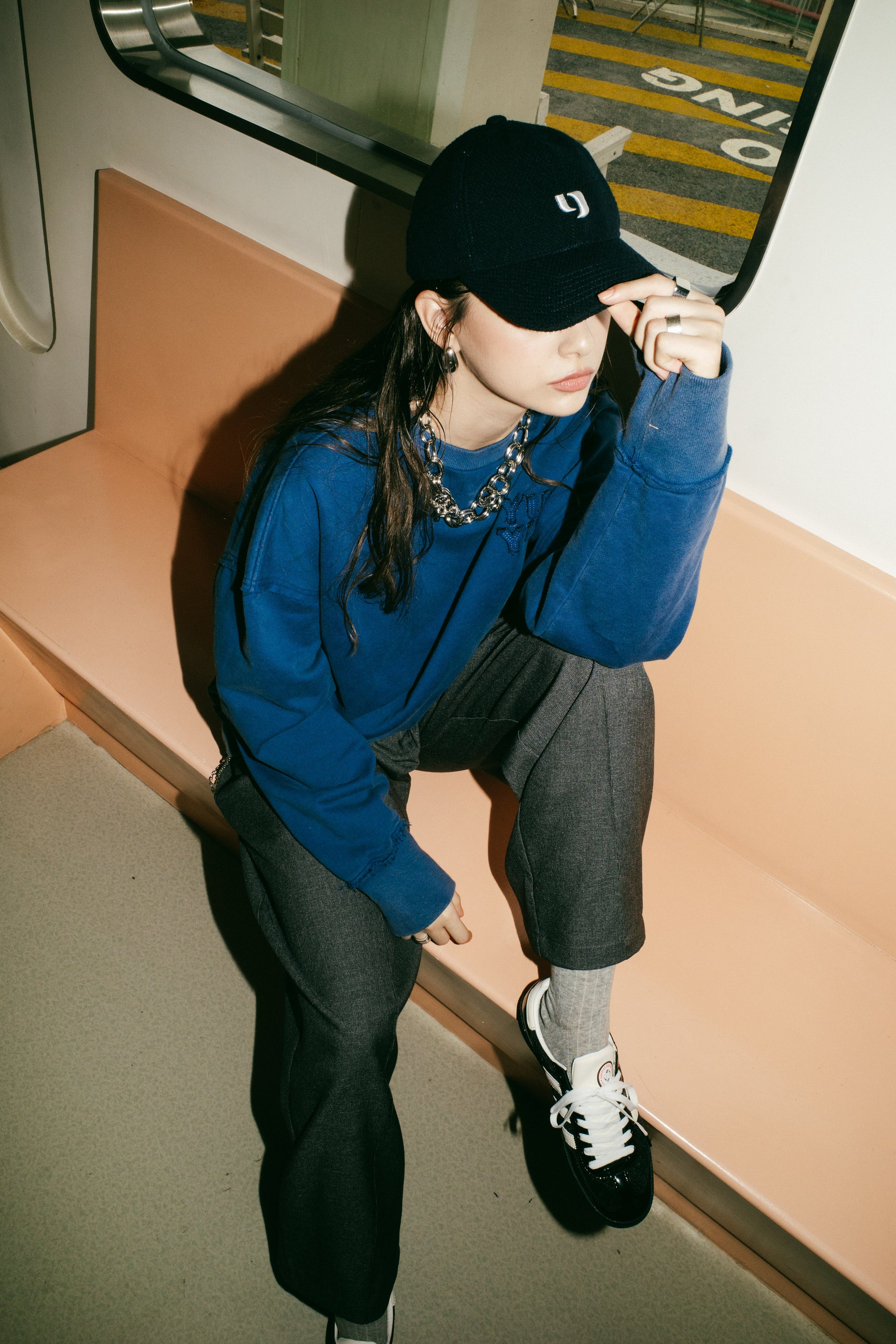 Y logo wool cap