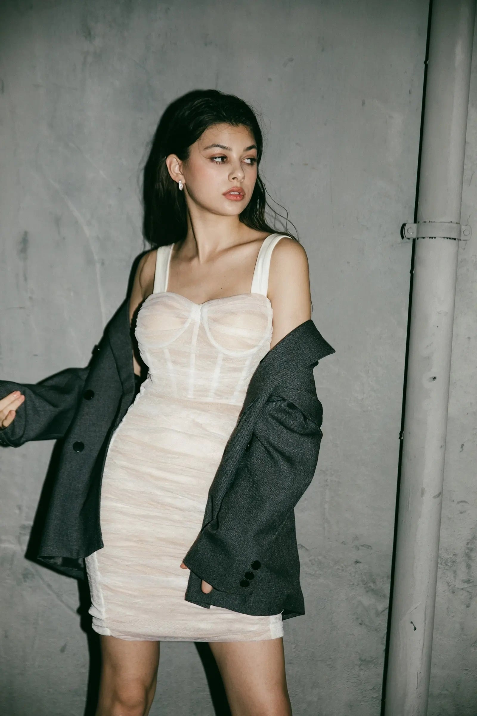 Mesh Vest Skirt