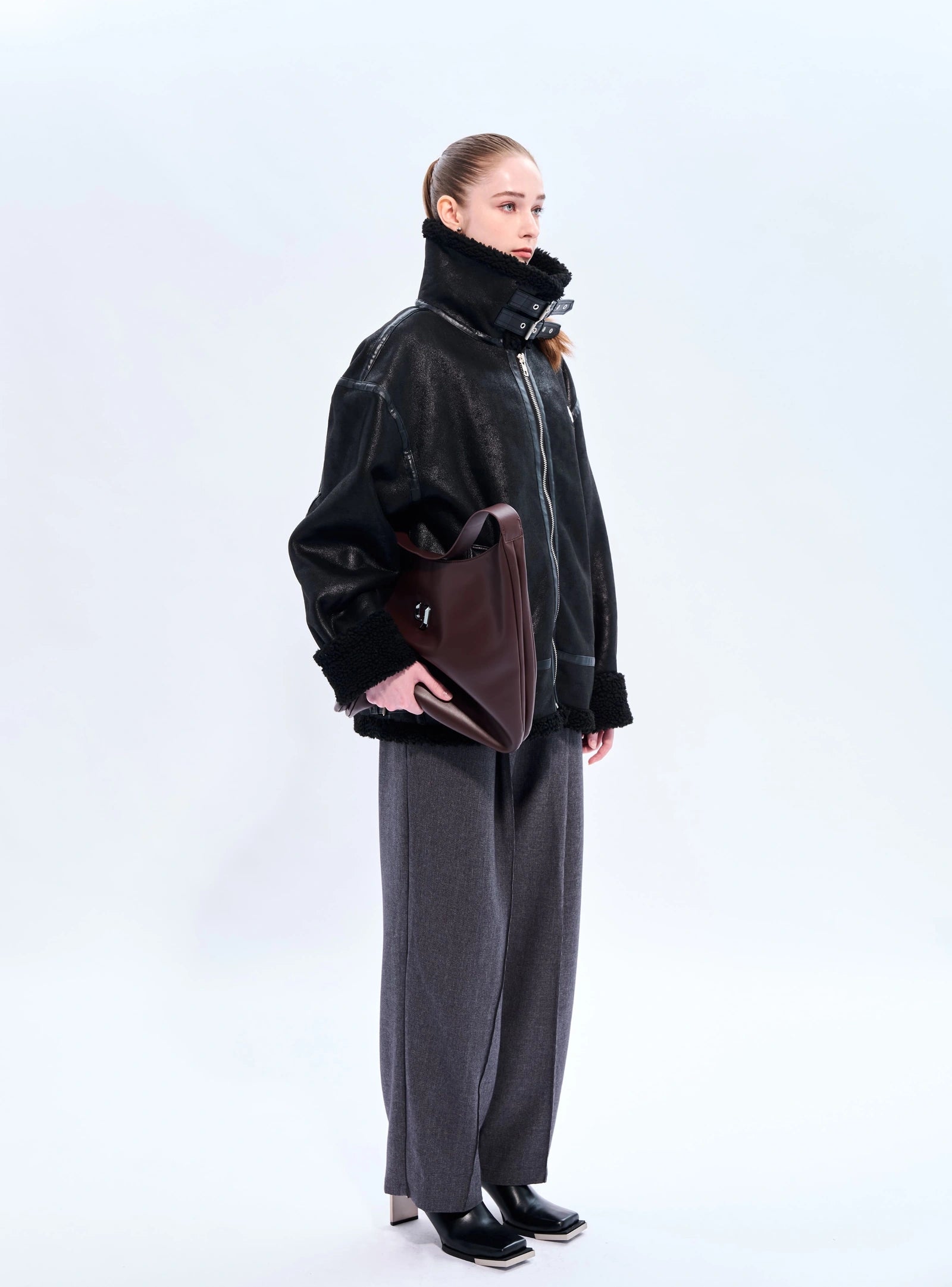 Y logo hobo bag