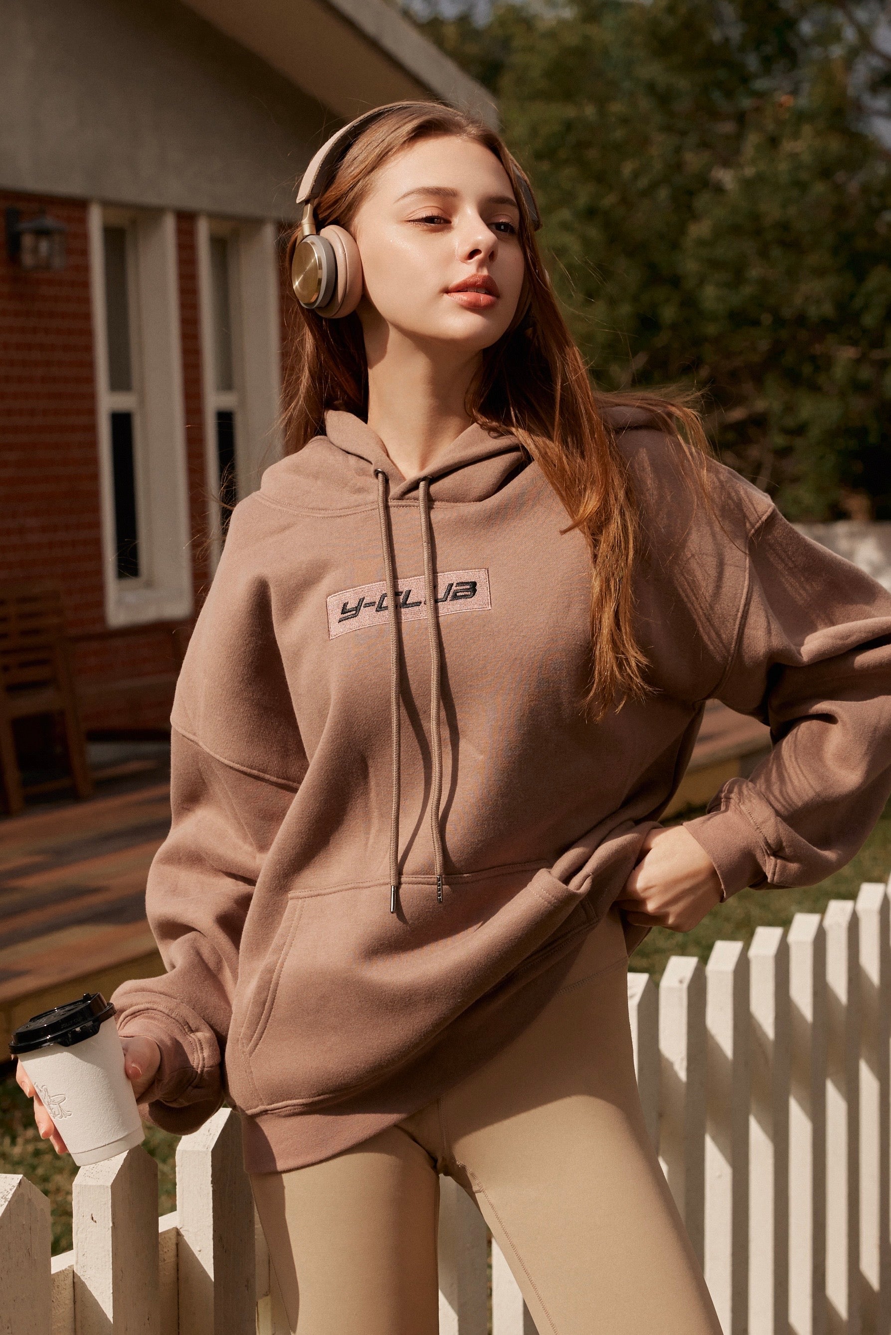 Y-Club Box Logo Hoodie