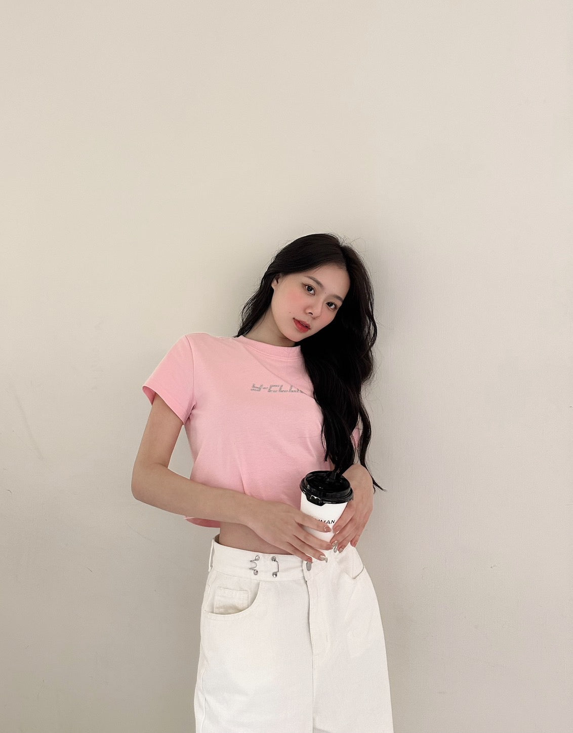 Rhinestone Crop Top