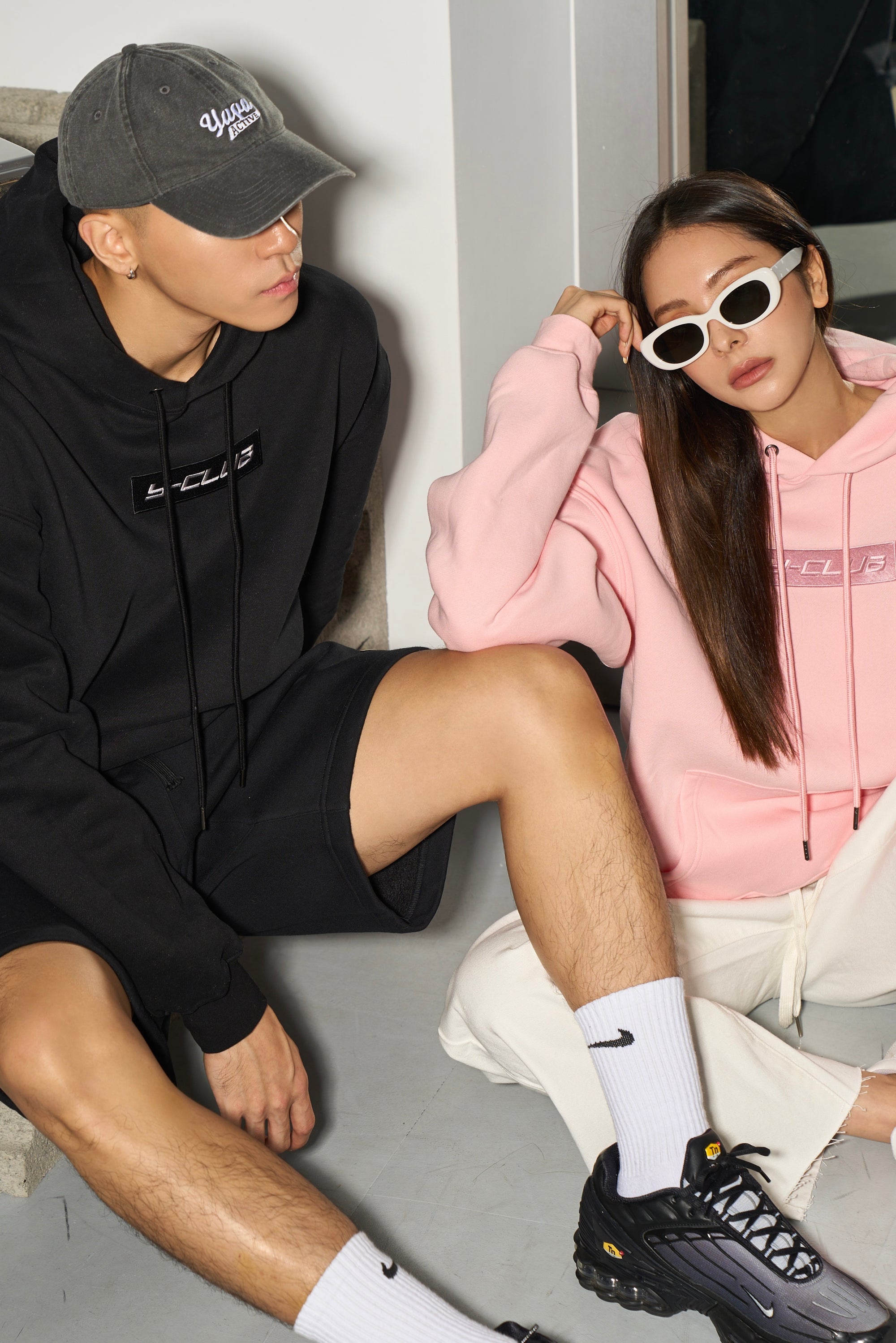 Y-Club Box Logo Hoodie