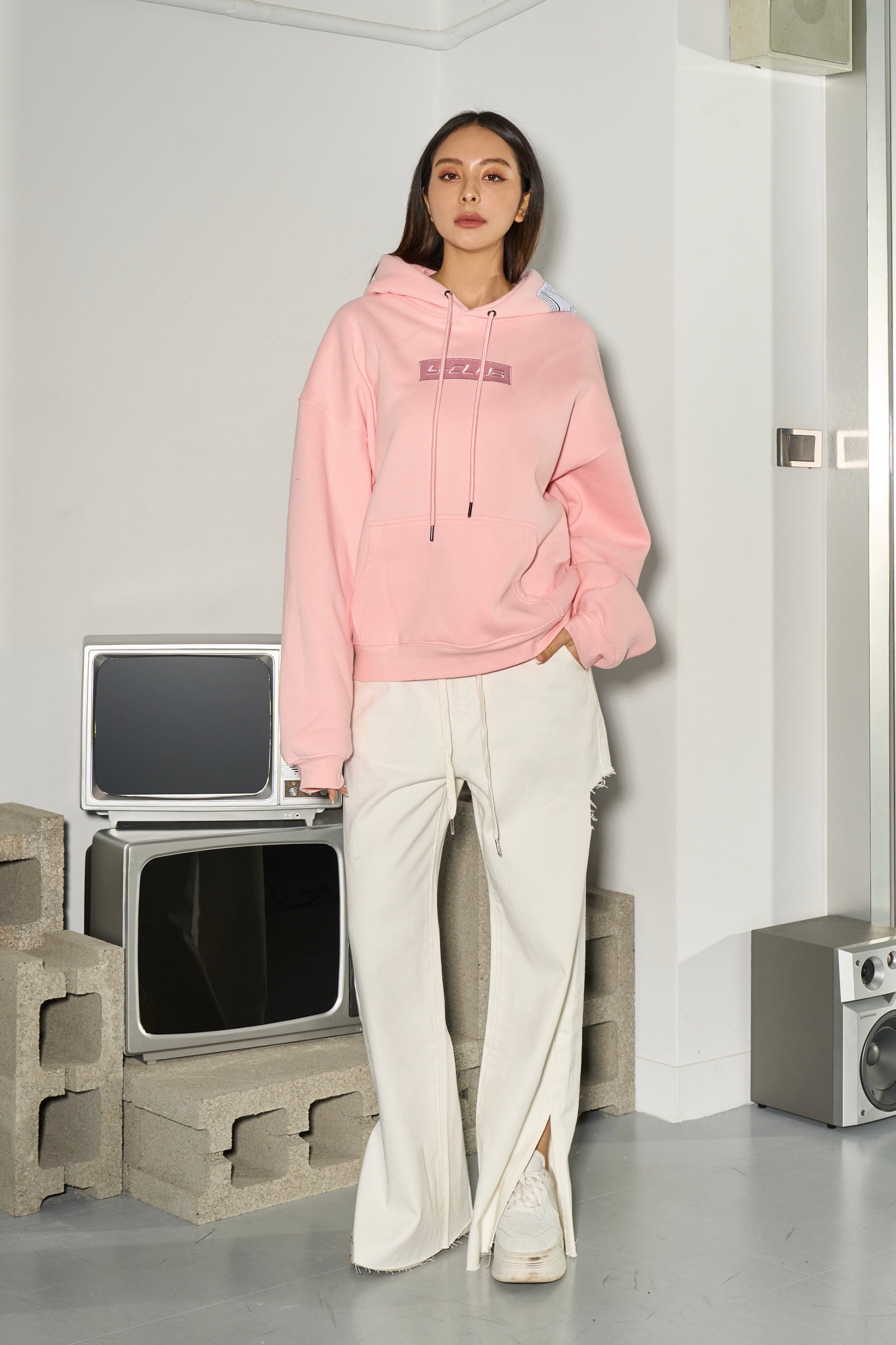 Y-Club Box Logo Hoodie