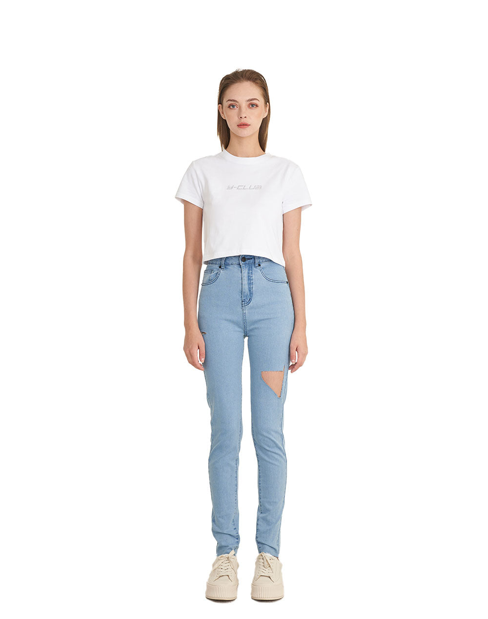 Rhinestone Crop Top